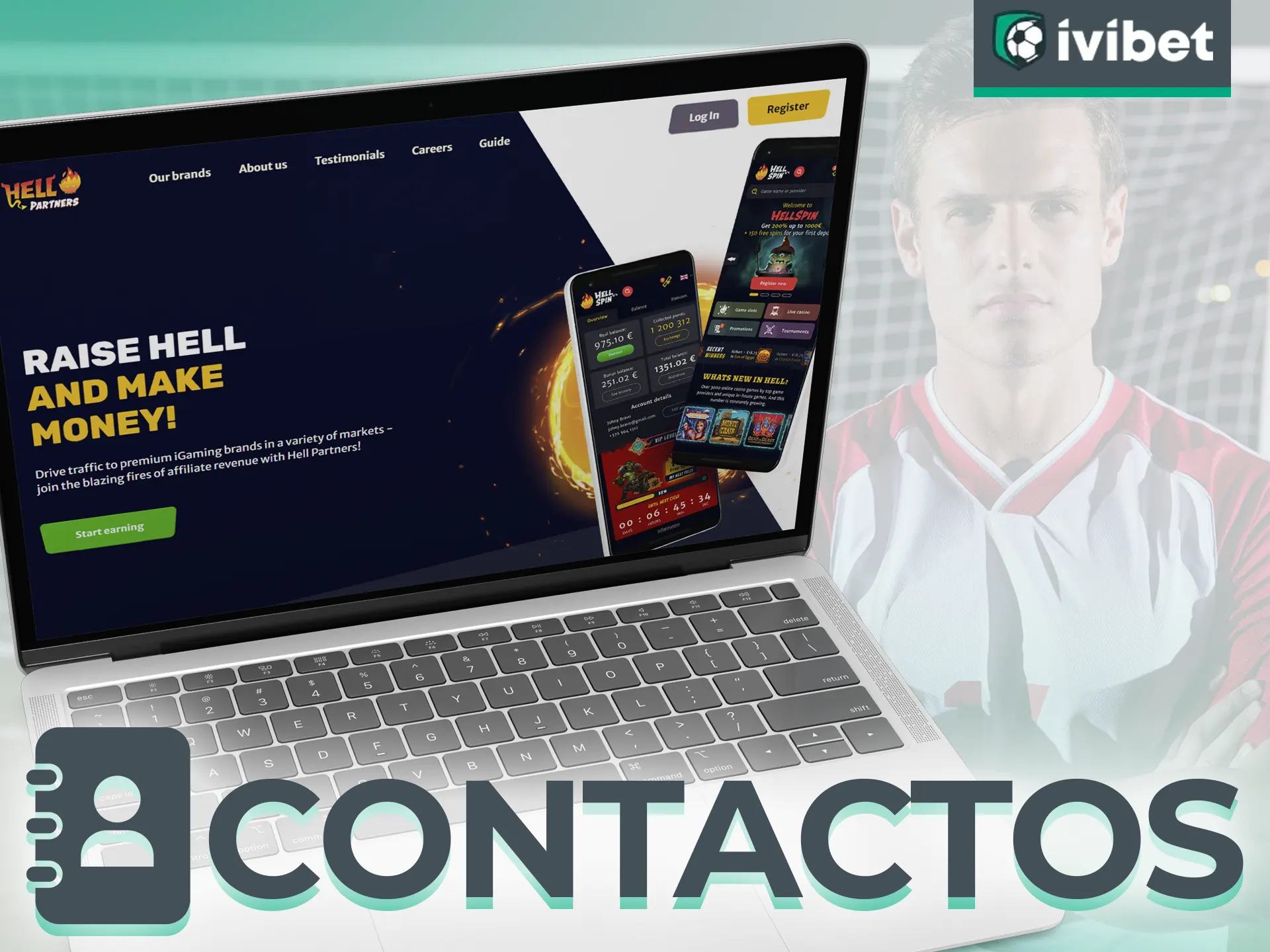 Entre em contato com o suporte do programa de afiliados da Ivibet e faça perguntas, se necessário.