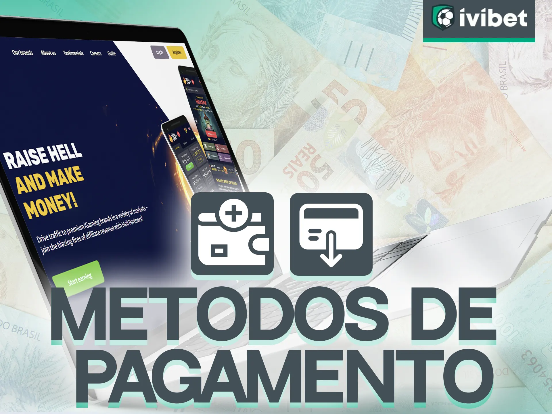Descubra quais métodos de pagamento estão disponíveis na Ivibet.