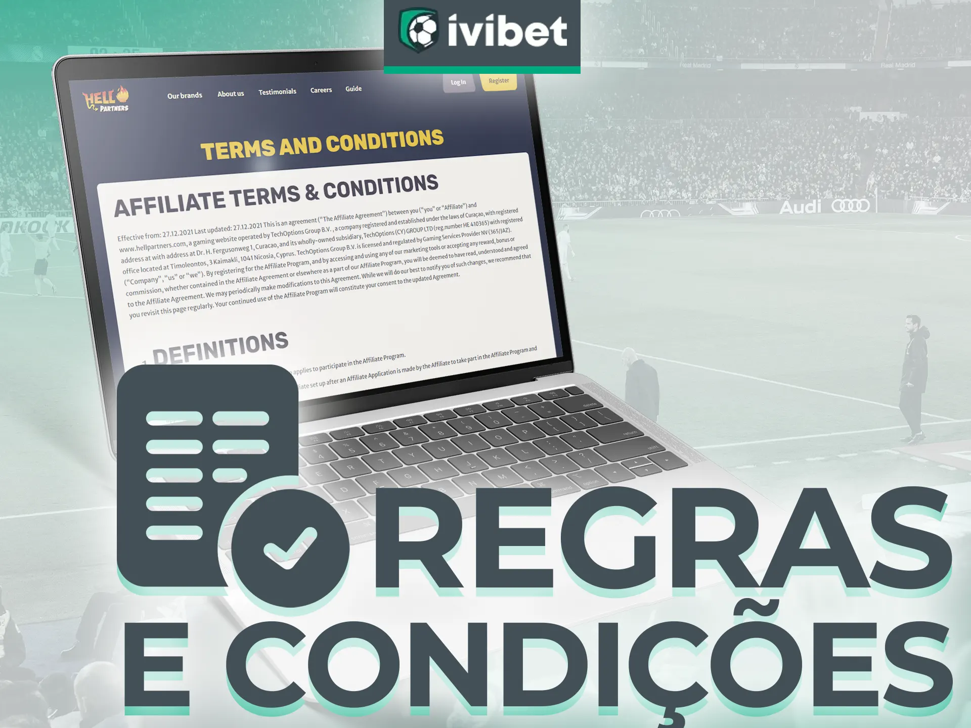 Familiarize-se com as regras do programa de afiliados da Ivibet.