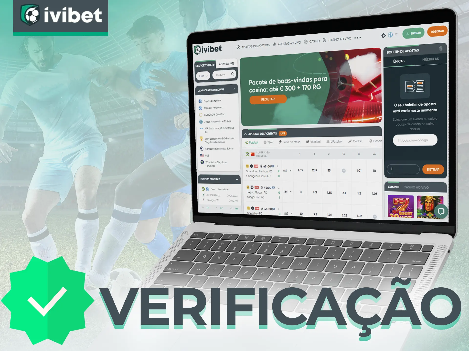 Faça uma verificação de identidade simples na Ivibet.