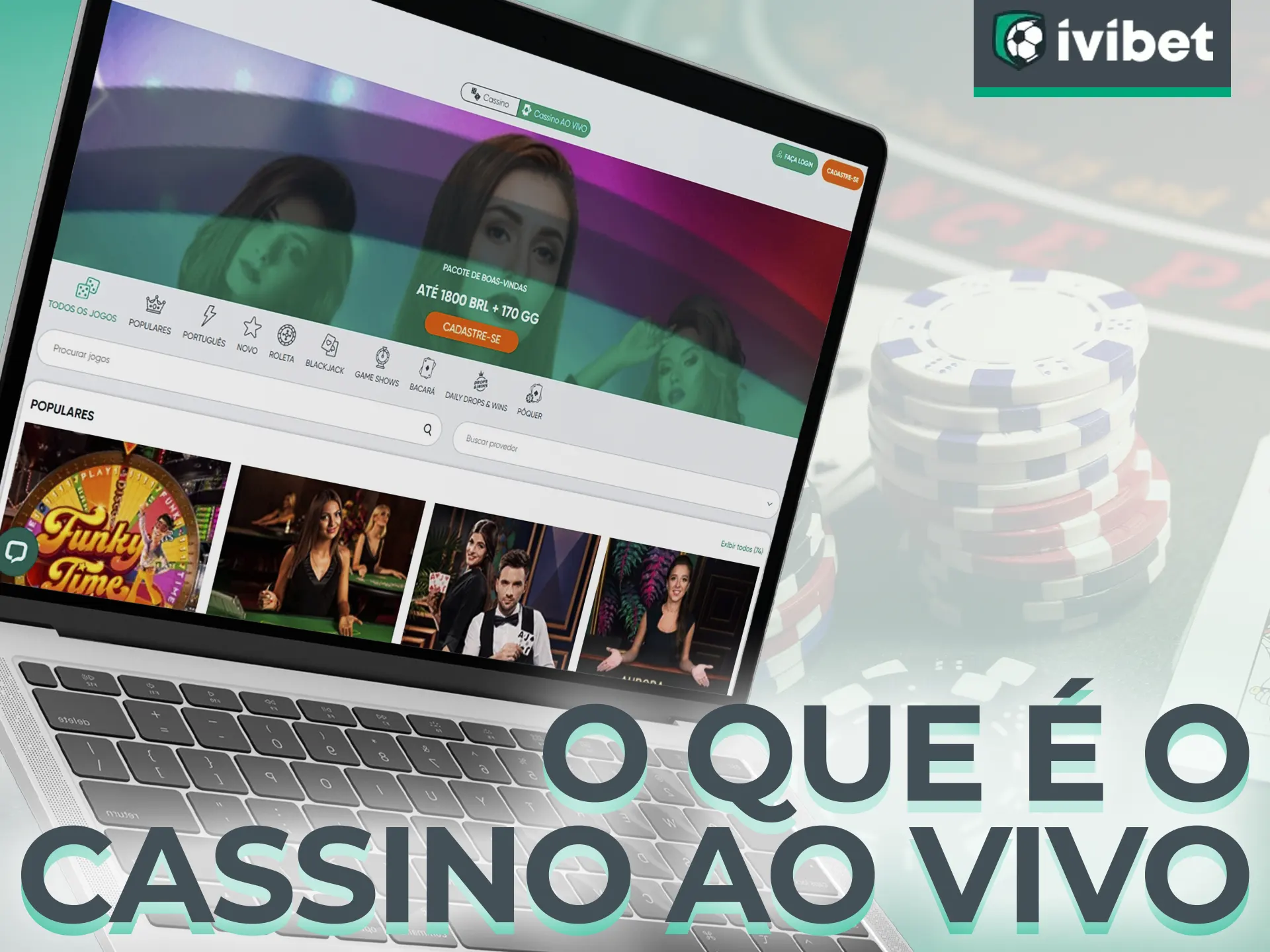 Saiba mais sobre o que é o cassino ao vivo da Ivibet.