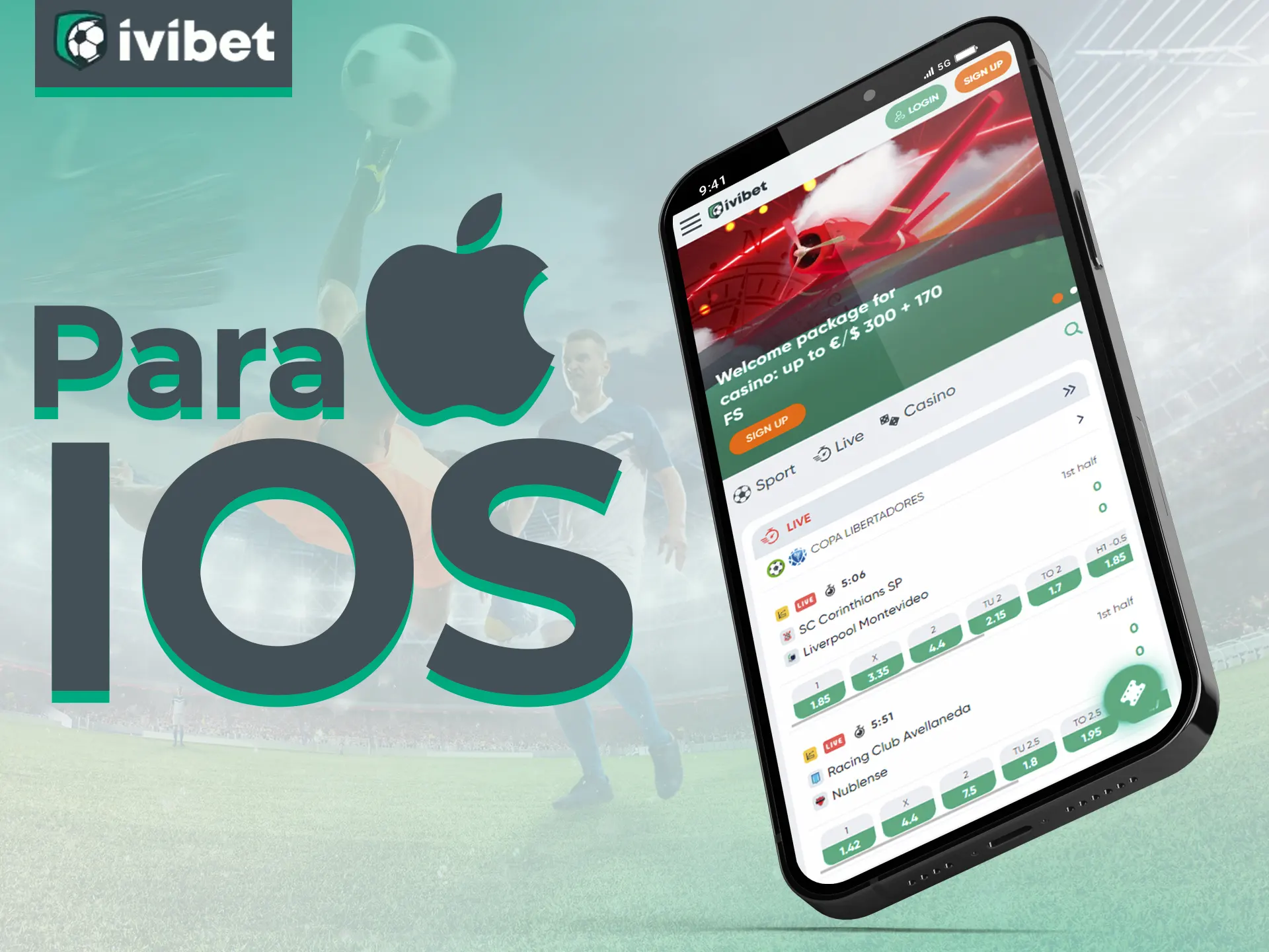 A Ivibet é compatível com dispositivos iOS.