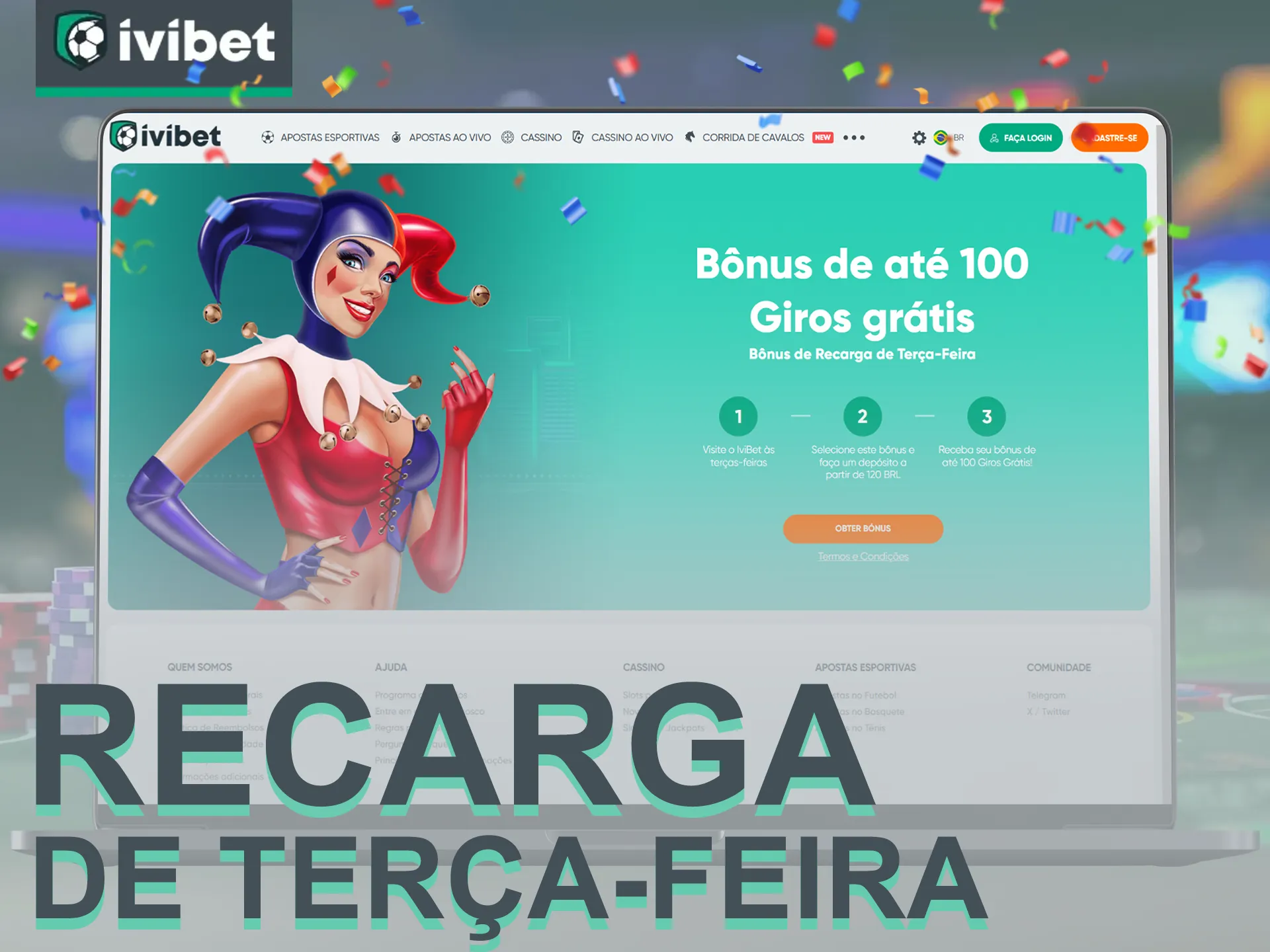 Ganhe rodadas grátis ao depositar às terças-feiras na Ivibet.