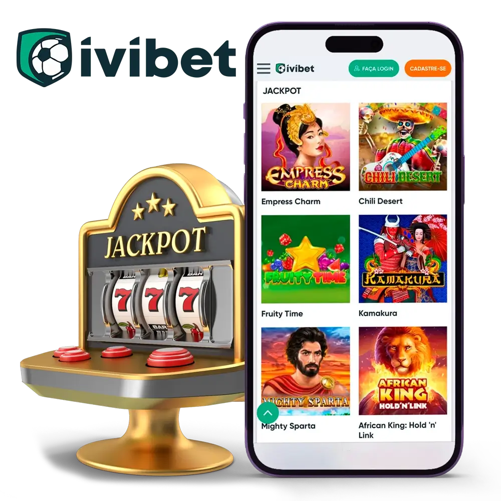 Experimente os caça-níqueis da categoria Jackpot no Ivibet Casino.