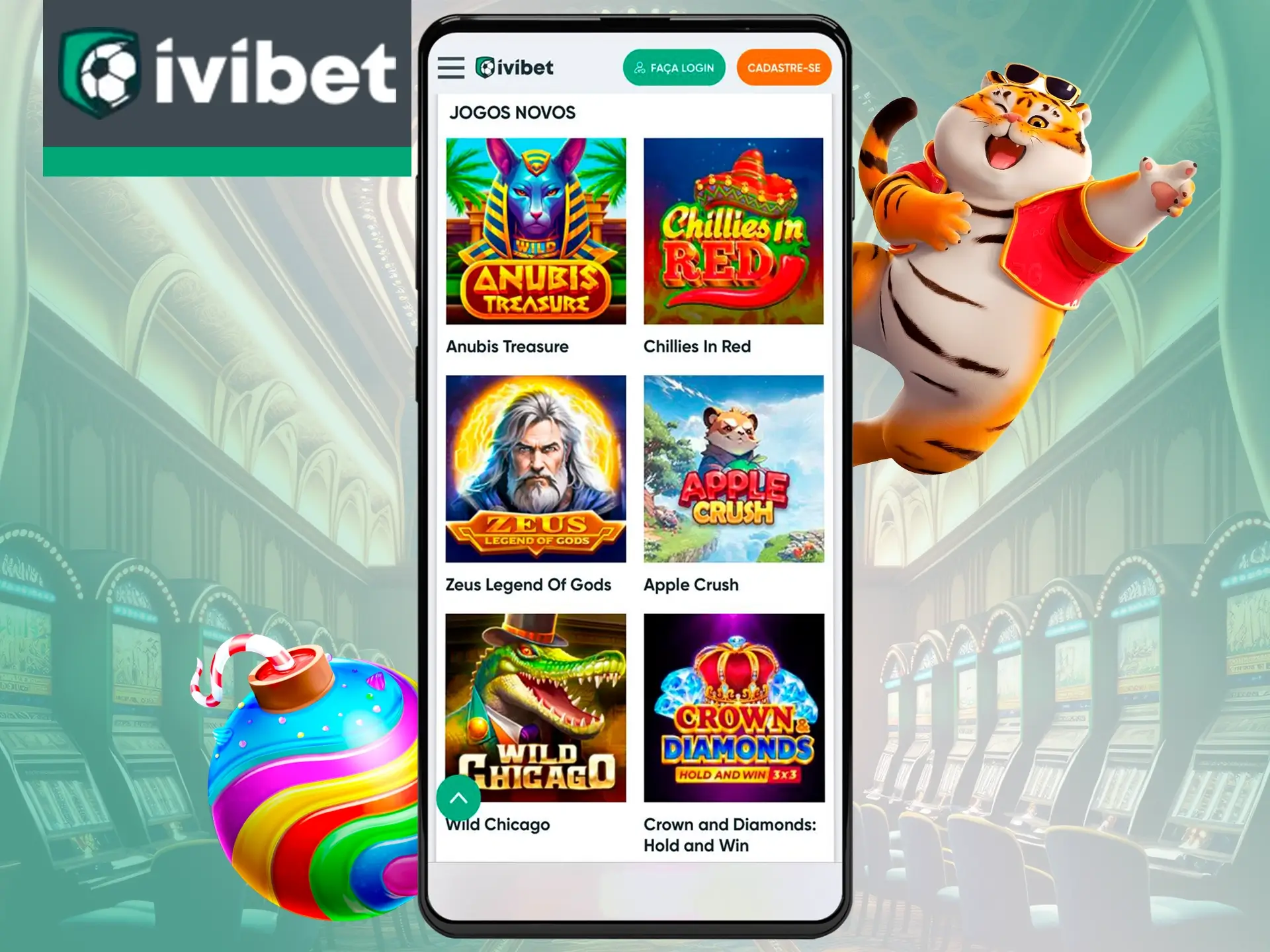 Os novos caça-níqueis da Ivibet são rápidos e de alto desempenho em qualquer dispositivo móvel.