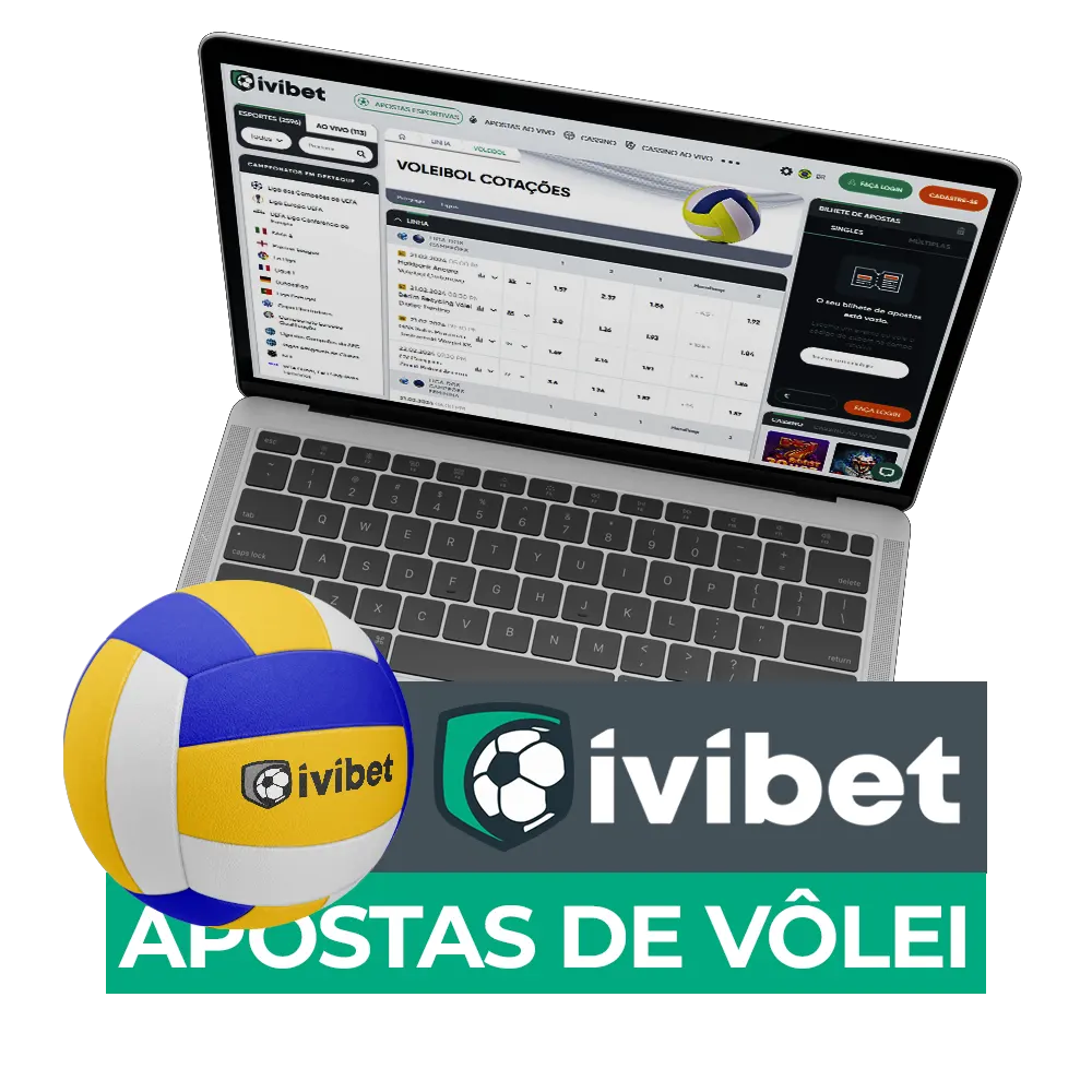 Aproveite para apostar no Vôlei na Ivibet.