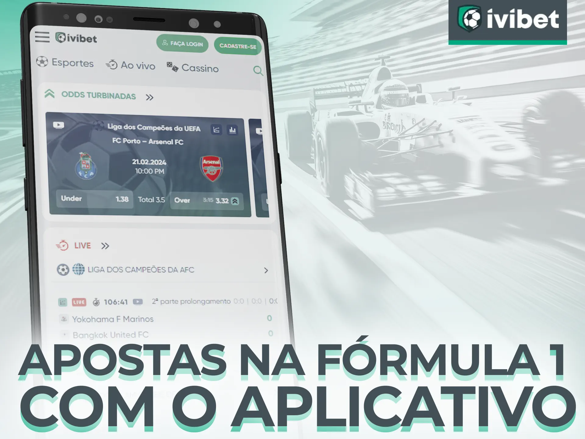 Aposte na Fórmula 1 com o Aplicativo Ivibet.