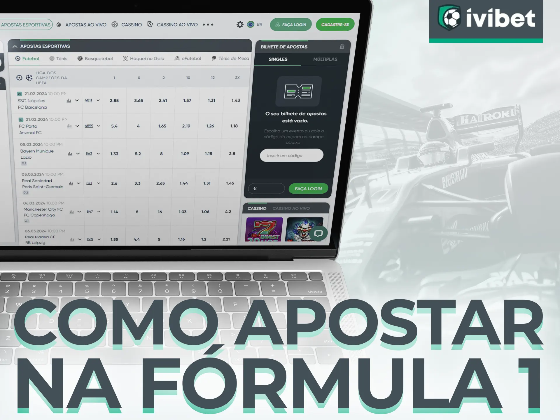 Aprenda como apostar na Fórmula 1 no Ivibet.