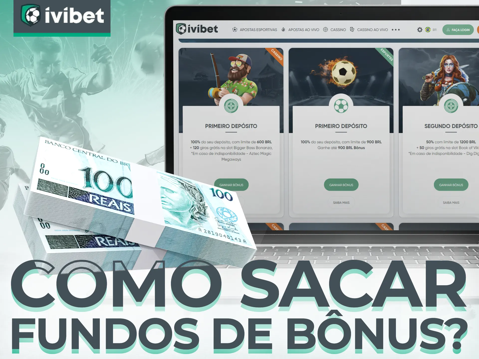 Retire fundos de bônus na Ivibet seguindo os requisitos de aposta.