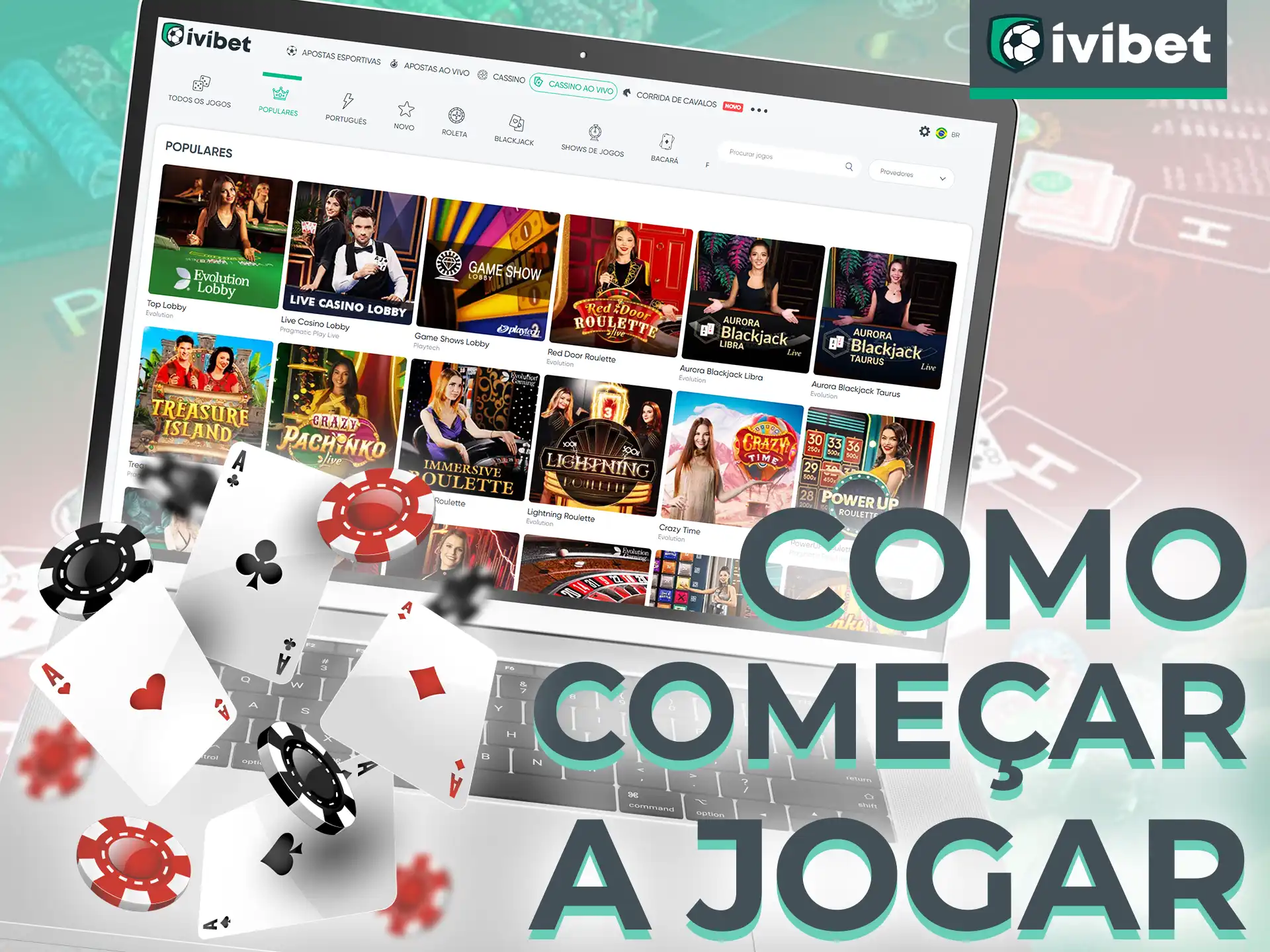 Para começar a jogar jogos de mesa na Ivibet, crie uma conta e reabasteça sua conta.