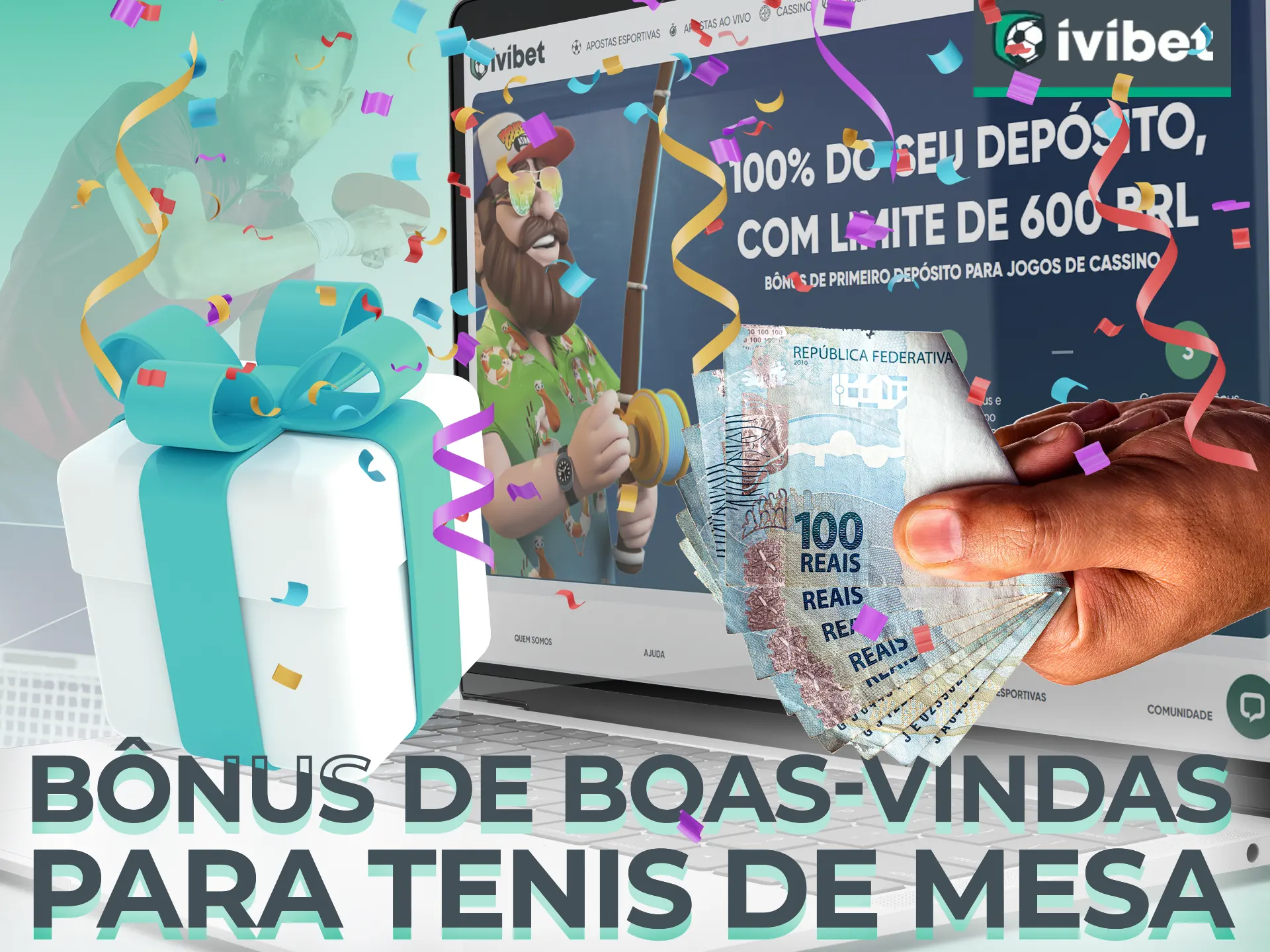 Ivibet oferece bônus de 100% até R$ 820.