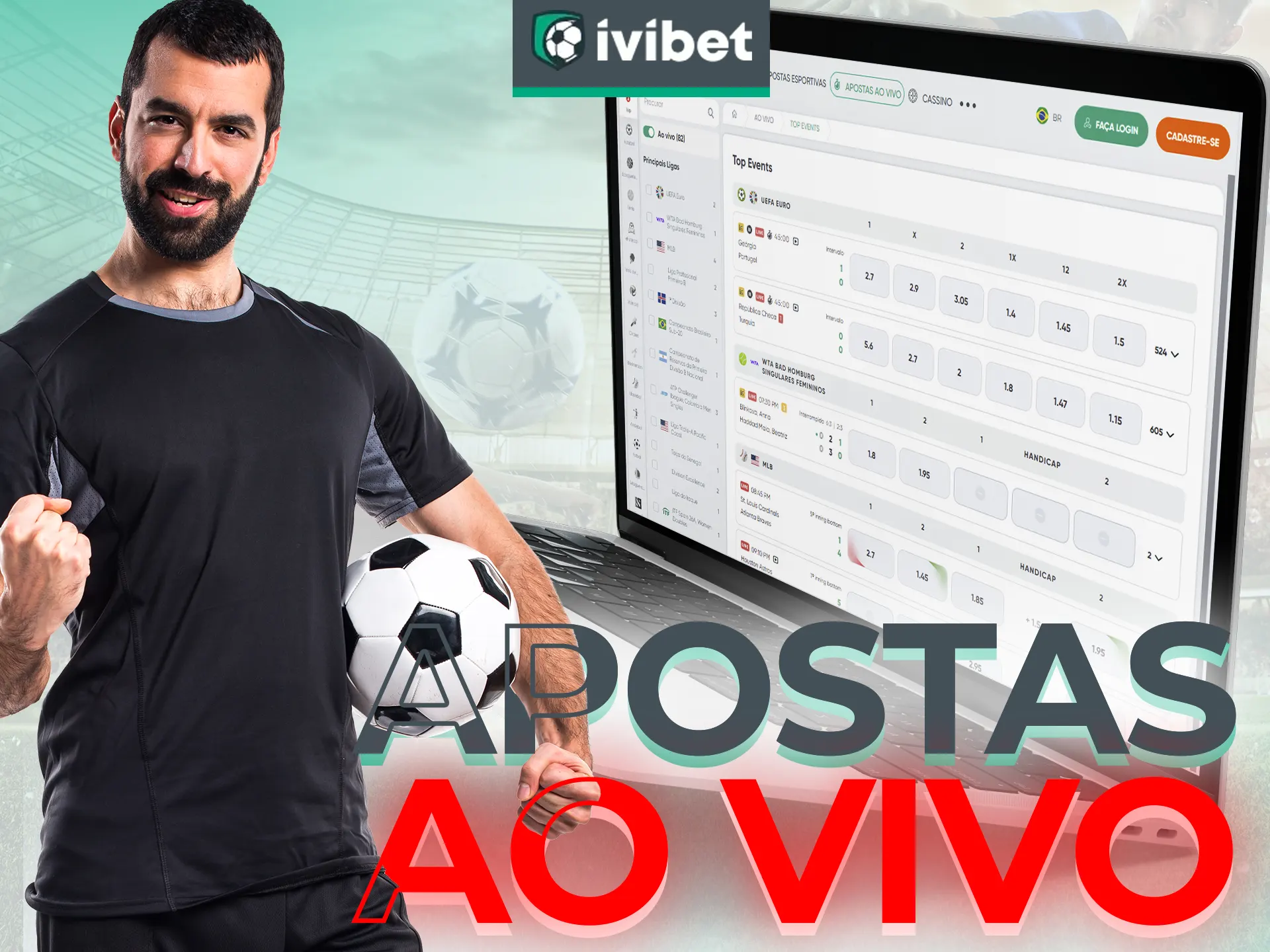 Ivibet oferece apostas ao vivo em tempo real.