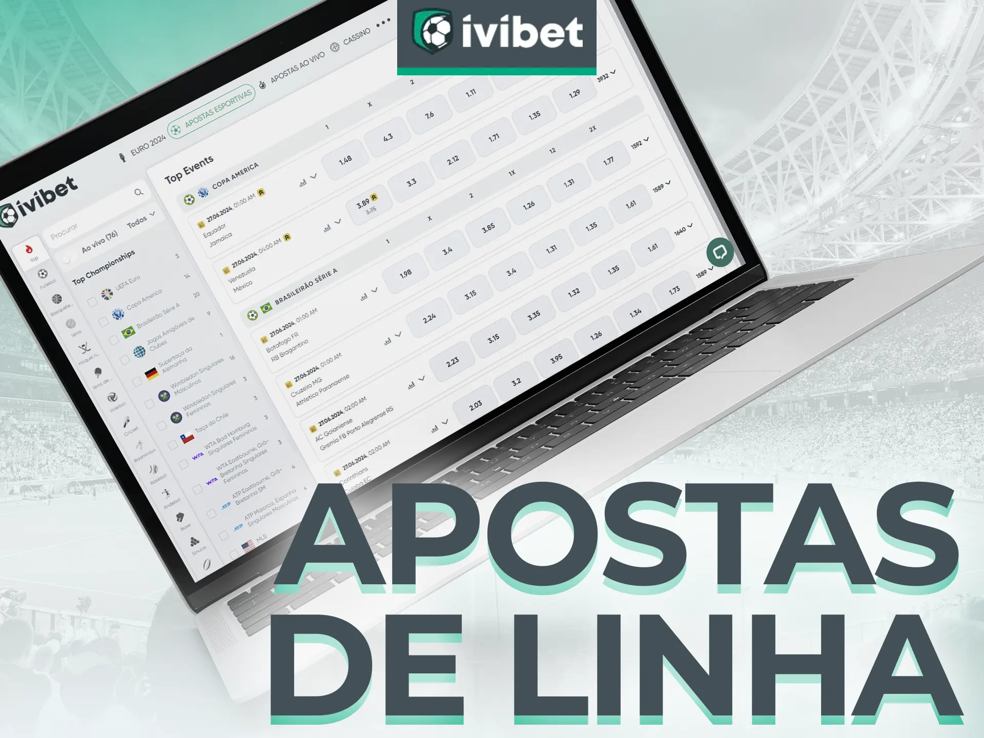 Ivibet oferece várias opções de apostas pré-jogo.