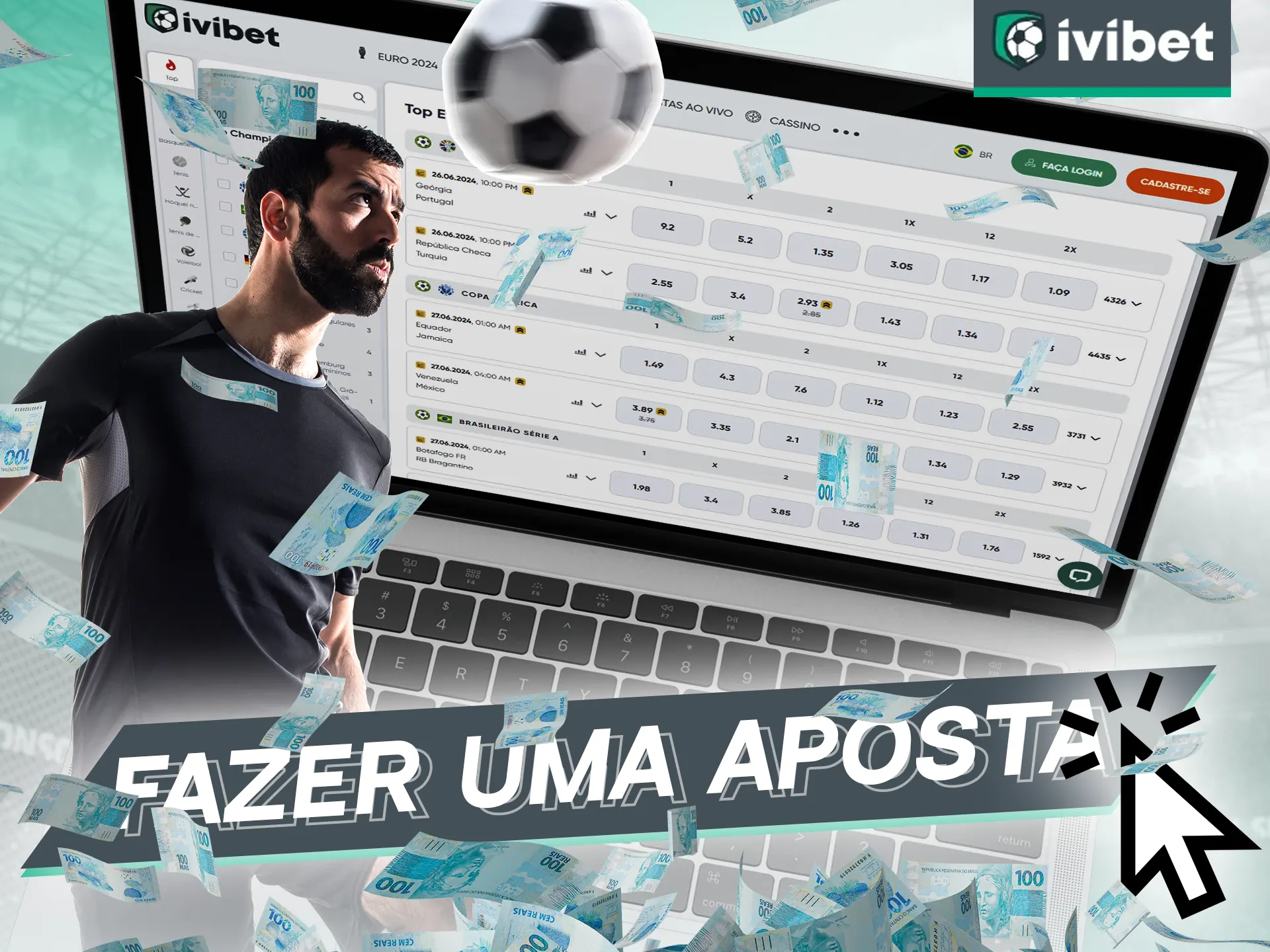 Saiba como fazer uma aposta na Ivibet.